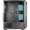 Tooq Tqgcc101-b RagnÄrok Custodia per Pc-tower Nero Nero Taglia Unica