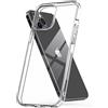 GDFRHM Custodia per telefono trasparente ultra sottile per iPhone 11 12 13 14 15 16 Pro Max Plus 13 Mini X Xr Xs 16E Cover posteriore morbida in silicone trasparente