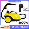 DIVEDEER Pulitore a vapore multifunzionale da 2000 W Sterilizzazione ad alta temperatura Disinfezione per interni auto Pavimenti Cucine