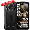 DOOGEE Fire 7 Ultra 5G Telefono Rugged POC Walkie Talkie, Batteria da 13000mAh, 32GB RAM (8+24), 256GB ROM, Dimensity 6300, NFC