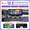Road Top Schermo Linux ultra sottile da 12,3 pollici per Mercedes Benz W205 GLC A C V Class W447 CLA GLA 2015-2019 Android Auto Carplay Car Multimedia