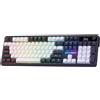 REDRAGON Tastiera da gioco wireless Redragon K762, tastiera meccanica a 104 tasti, display informativo TFT da 1,14'' con controllo facilitato
