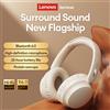 Lenovo LS108 Cuffie wireless over-ear Bluetooth 6.0 ENC Cuffie da gioco per chiamate chiare Auricolari comodi con latenza ultra-bassa di 0,06s
