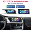Road Top Display Touch Screen Road Top da 8.9 e 12.3 Pollici per Audi A5 S5 2008-2016, GPS, Carplay, Lettore Multimediale con Android Auto Link