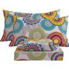 Bedlifes Set di lenzuola con tasca extra profonda per materassi fino a 45,7-61 cm di spessore, set da 4 pezzi in microfibra con 1800 fili, morbido, liscio, traspirante, con motivo mandala
