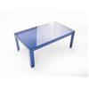 BELLELLI DESIGN Set 2 Tavolini Salotto 100x60 cm Policarbonato Trasparente Colorato - AMYES