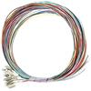 Techly Professional 029044 Set 12 Pigtail Fibra Ottica Multimodale OM4 LC 50/125 2 m Multicolor