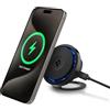 Spigen OneTap Pro3 CryoMax Qi2 15W Caricatore Wireless Supporto MagSafe [Raffreddamento & Portatile], per iPhone 17/16/15 Pro Max 17e & Cover MagSafe per Samsung Galaxy S26 S25, Pixelsnap Pixel 10