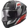 LS2 CASCO INTEGRALE LS2 FF808 STREAM II VINTAGE BLACK GREY RED 06 LS2 : Taglia Int - L