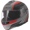 LS2 CASCO MODULARE LS2 FF908 STROBE II MONZA BLACK GREY RED 06 LS2 : Taglia Int - XL