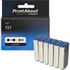 PrintAbout Cartuccia compatibile HP 727 (B3P19/20/21/22/23/24A) - 6 colori Multipack