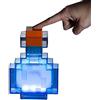 Minecraft Lampada da tavolo a LED che cambia colore a forma di bottiglia di pozione | Luce notturna da 7 pollici