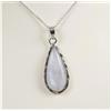 Brillante Arcobaleno Luna Gemma 925 Argento Sterling Orecchino Set Ciondolo S-52