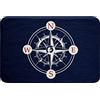 Homemissing Tappeti da bagno per bambini Compass Tappeti da bagno nautici per il bagno per la decorazione del bambino Oceano a tema Btah Tappeti per vasca da doccia Marine Blue Accessori da bagno 40 x 50 cm
