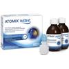 TRED Srl ATOMIX WAVE DISPOSITIVO PER IGIENE RINOFARINGEA ATOMIX SOLUZIONE SALINA 250 ML 2 PEZZI + TERMINALE NASALE + EROGATORE A SOFFIETTO