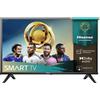 Hisense Smart TV 40 Pollici Full HD Display LED Sistema Vidaa Dolby Audio HDR10 Classe F colore Nero - 40A4Q