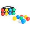 BLUE SKY - 8 Bocce - Gioco di abilità e all'aperto - 048055 - Multicolore - Plastica - 7 cm - Giocattolo per Bambini - Gioco all'aperto - A Partire dai 3 Anni