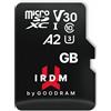 GOODRAM IRDM microSDXC 64GB V30 UHS-I U3 + adattatore