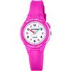 Calypso Orologio Bambino Analogico Gomma Rosa - Movimento al Quarzo - Vetro Alta Resistenza - Impermeabile 10 ATM K6069/1 - Sweet Time