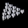 Nikou 100 Pezzi Clip per Innesto di Piante, Clip di Supporto per Piante, Mini Morsetti per Rampicanti in Plastica, Speciali Giardino Supporto per Pomodori, Piantine, Melanzane