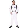 I LOVE FANCY DRESS LTD Costume da astronauta da uomo, costume da spaziatore, taglia M, colore: bianco