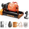 ACMER Rotary Roller Laser Rotary Roller M4 Rotary Laser Incisione Laser Asse Y Rullo rotante 360° con spazio di incisione 3-150 mm per oggetti cilindrici e anelli, adatto per ACMER e la maggior parte
