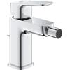 Grohe Cubeo Miscelatore Rubinetto con Scarico a Saltarello per Bidet Taglia S Cromo - 1018100000 ,