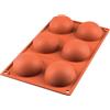 Silikomart 2933600 Stampo 6 Semisfere, 70 x 35 mm