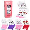 Hello Kitty Sanrio Calzini Donna Colorati EU 35-41, Pacco da 5 Morbido Traspirante Calze, Regalo Donna e Ragazza