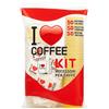 50 Kit Accessori Per Caffè - Bicchieri Colorati, Palette Compostabili, Zucchero I ❤️ Coffee