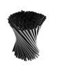 1000 Cannucce Nere Lunghe - 21 Cm - Eleganza E Praticità