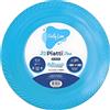 20 Piatti Piani Riutilizzabili Linea Party Celeste