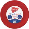 25 Piatti Frutta E Dessert Riutilizzabili Linea Party Rosso