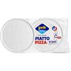 10 Piatti Piani In Plastica Bianchi Per Pizza Riutilizzabili - Imb - Eleganza E Resistenza