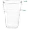 50 Bicchieri Plastica Semirigida Kristal 400 Ml (350 Ml Reali) - Eleganza E Praticità