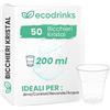 Aristea 50 Bicchieri Plastica Semirigida Kristal Da 200 Ml - Aristea - Eleganza E Resistenza