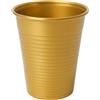 50 Bicchieri In Plastica Oro Da 200 Ml
