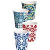 50 Bicchierini Monouso 75ml In Carta | Maiolica Limited Edition - Stile E Tradizione