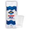 100 Bicchieri Plastica Trasparenti Imb 200 Ml - Monouso In Polipropilene | Ideali Per Catering, Eventi E Uso Professionale