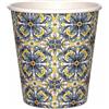 50 Bicchierini Di Carta 75ml Maiolica D2 - Perfetti Per Il Tuo Caffè