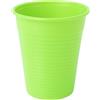 50 Bicchieri In Plastica Verde Da 200 Ml