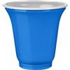 50 Bicchieri Plastica Colorati 75 Ml Blu - Imb | Bicchierini Resistenti Per Caffè, Amaro, Liquore