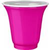 50 Bicchieri Plastica Colorati 75 Ml Fucsia - Imb | Bicchierini Resistenti Per Caffè, Amaro, Liquore