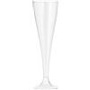 6 Flûte Champagne Trasparente Monouso - Calice Elegante 120 Ml | Ideale Per Eventi E Ricevimenti