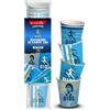 50 Bicchieri Di Carta 180 Ml - Movida Limited Edition D10s Argento | Bicchieri Decorati Maradona