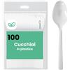 100 Cucchiai Monouso - Praticità E Igiene