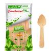 Cucchiaini Monouso In Legno - 24 Pezzi