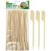 Spiedini Pagaja In Bamboo 25 Cm - 100 Pezzi Ecologici Per Grigliate E Finger Food
