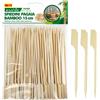 Spiedini Pagaja In Bamboo 15 Cm - 100 Pezzi Ecologici Per Grigliate E Finger Food