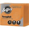 50 Tovaglioli Arancioni 24x24 Cm - 2 Veli Doppio Velo Prestige | Effetto Tessuto Professionale